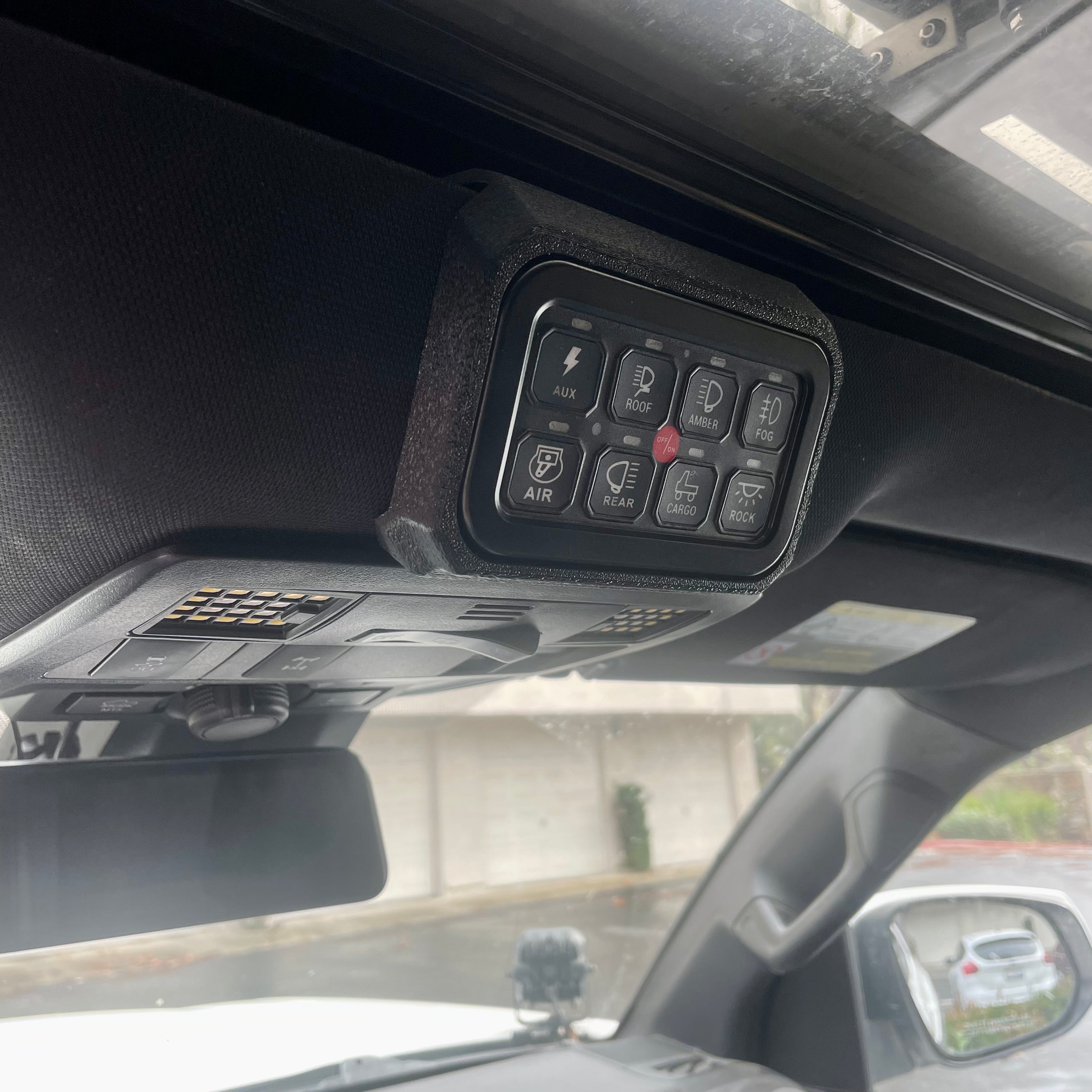 AuxBeam captain switch mount