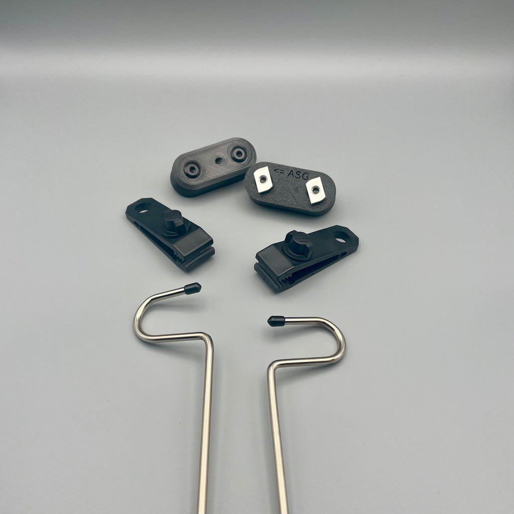 Rainfly/Awning pole mount kit