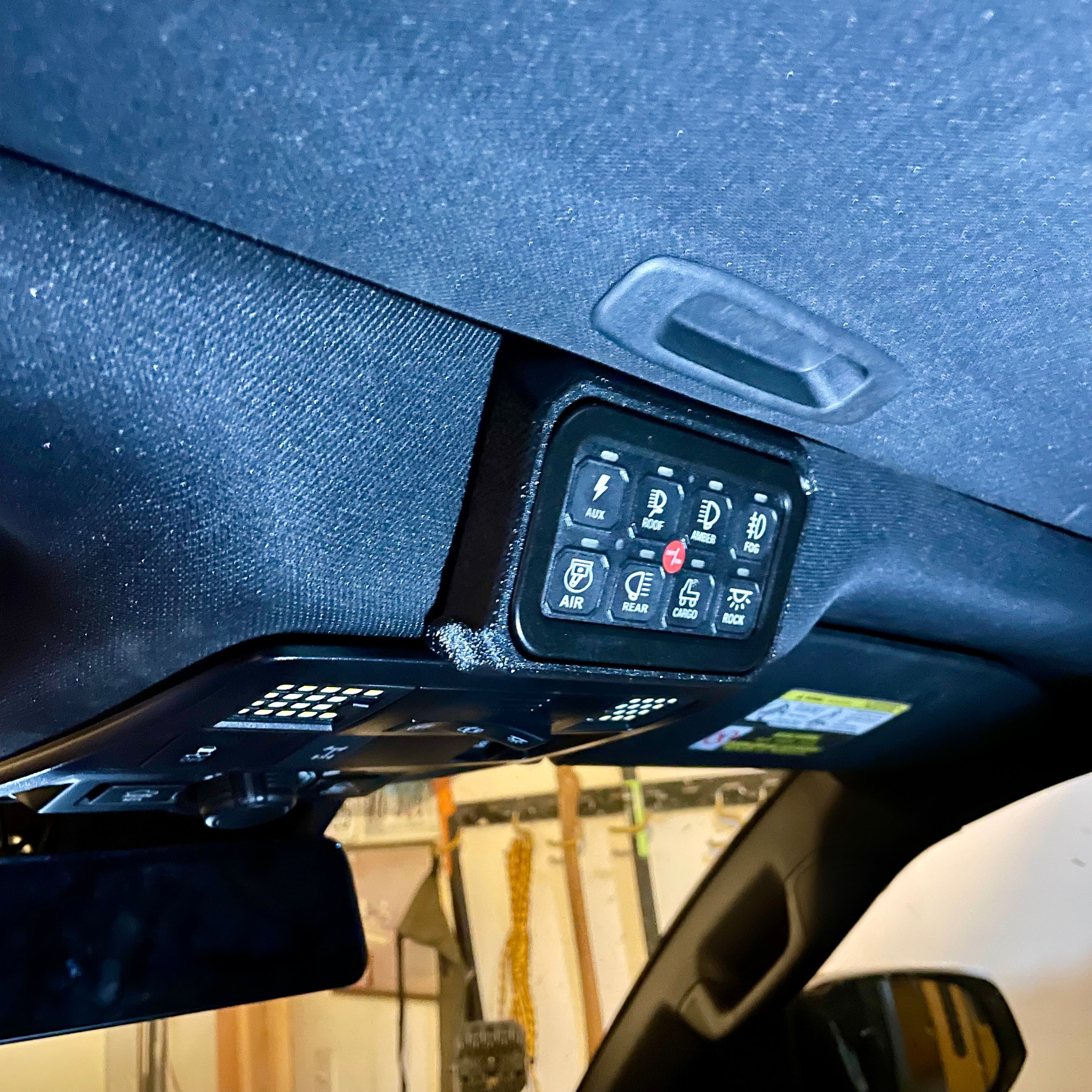 AuxBeam captain switch mount