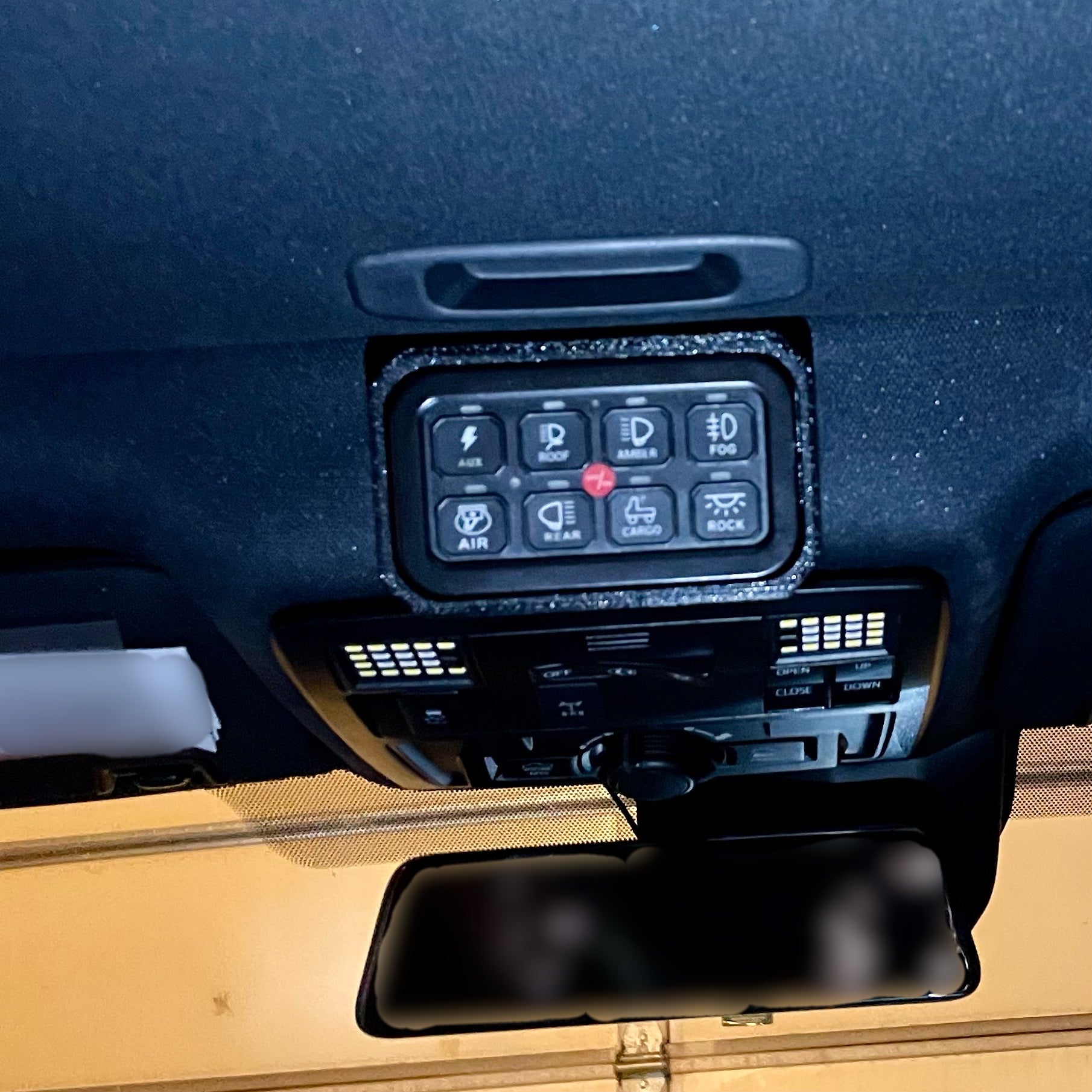 AuxBeam captain switch mount