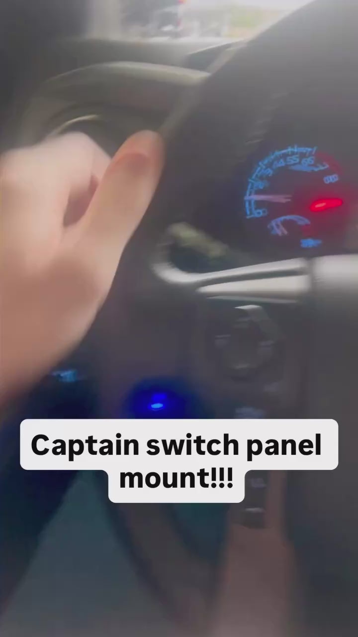 AuxBeam captain switch mount